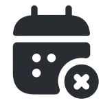 Calendar Remove SVG Icon